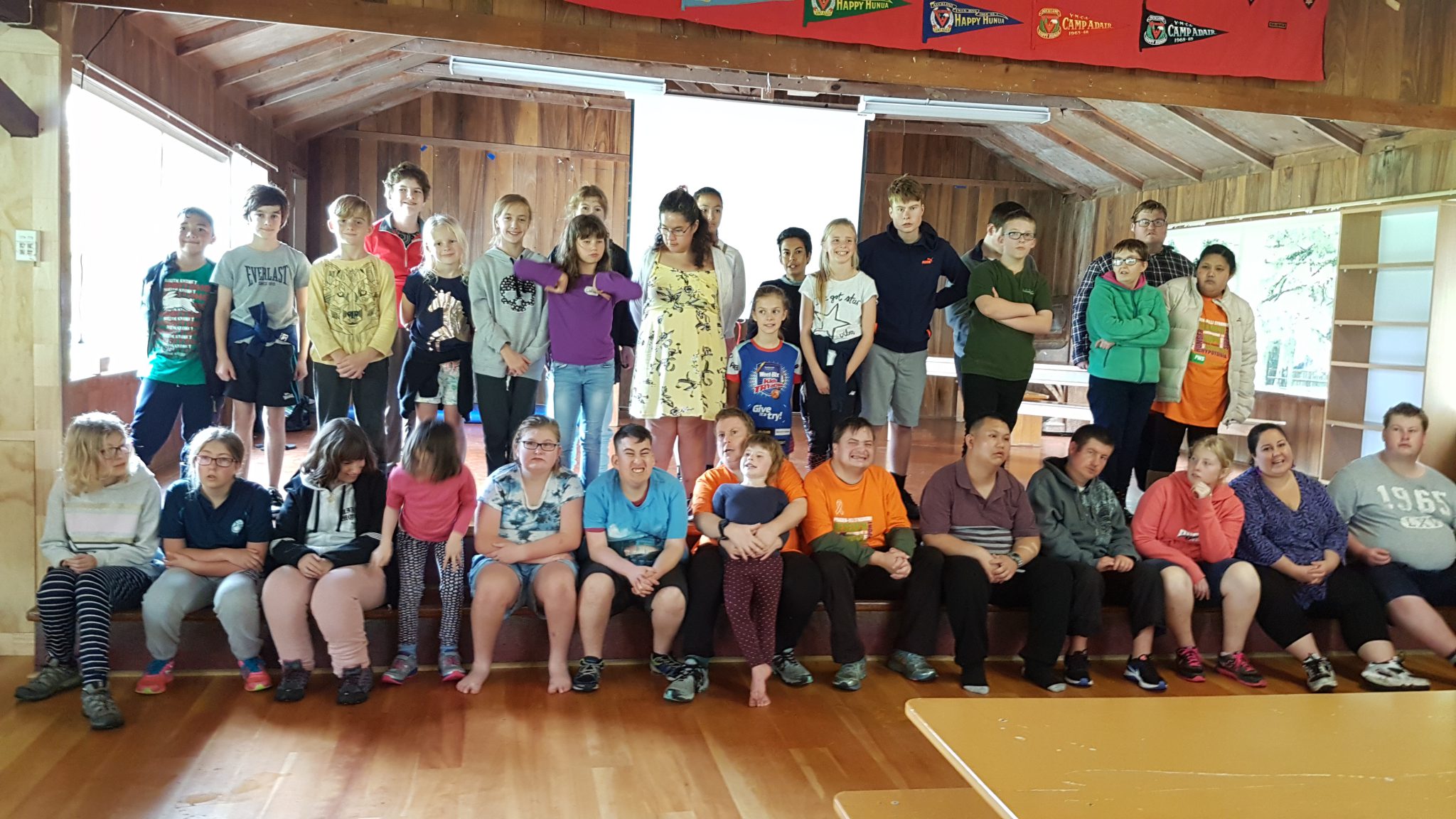 Some of the camp group, Camp Adair 2018