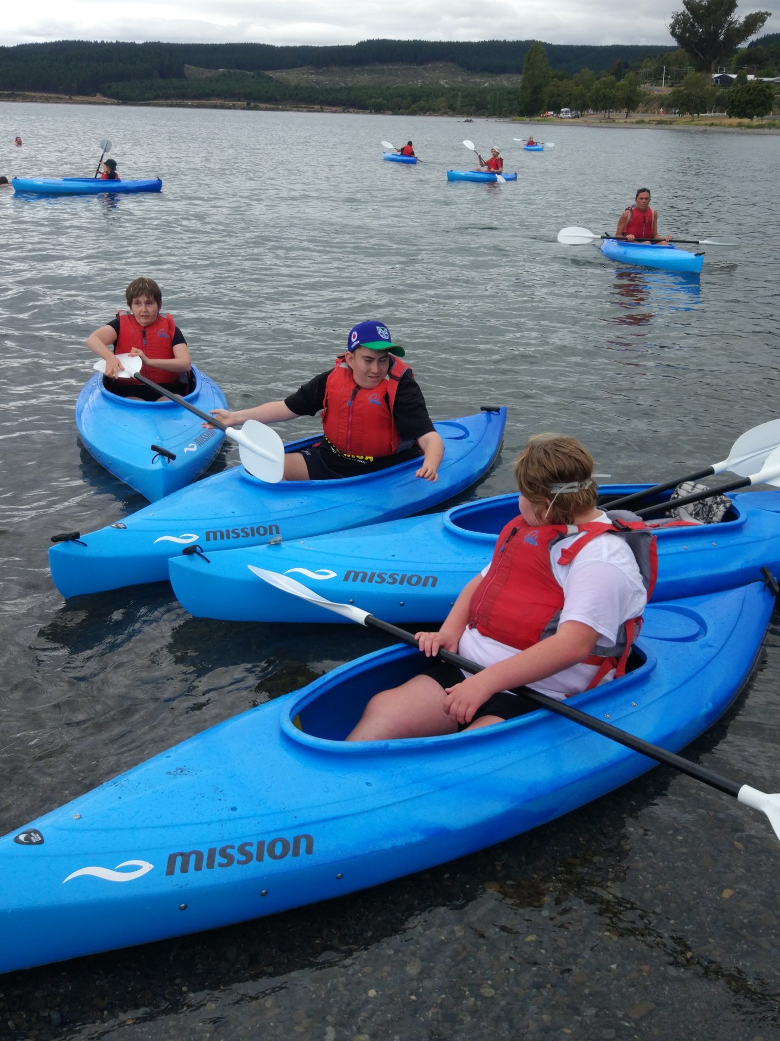 Kayaks, Lake Taupo, 2020