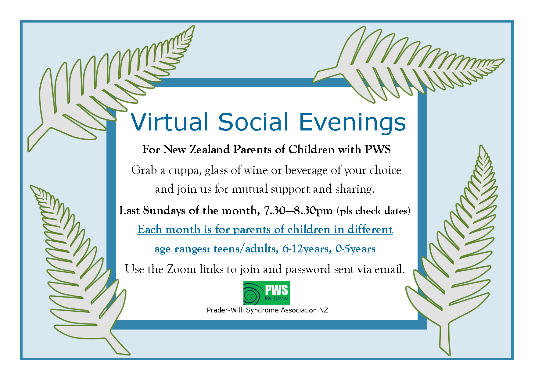 Virtual Social Evenings For Parents